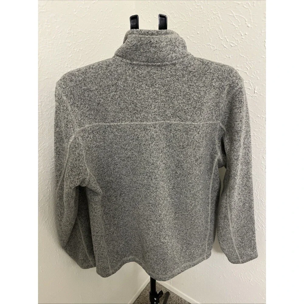 THE NORTH FACE Men's Gordon Lyons 1/4 Zip Fleece Pullover Grey Size Large